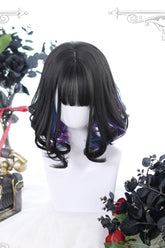 Perruques Lolita Classiques Courtes Bouclées Multicolores